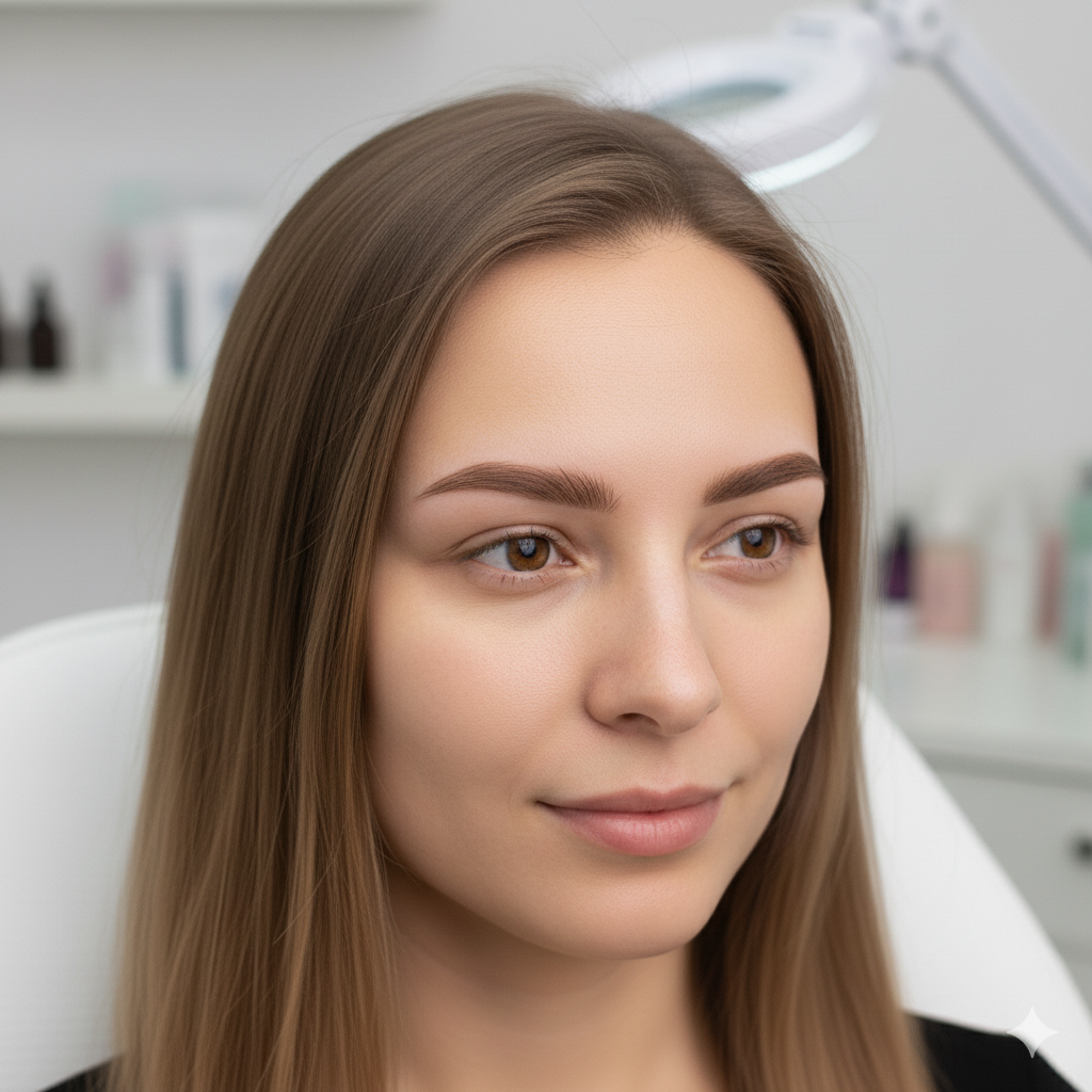 Antes Microblading